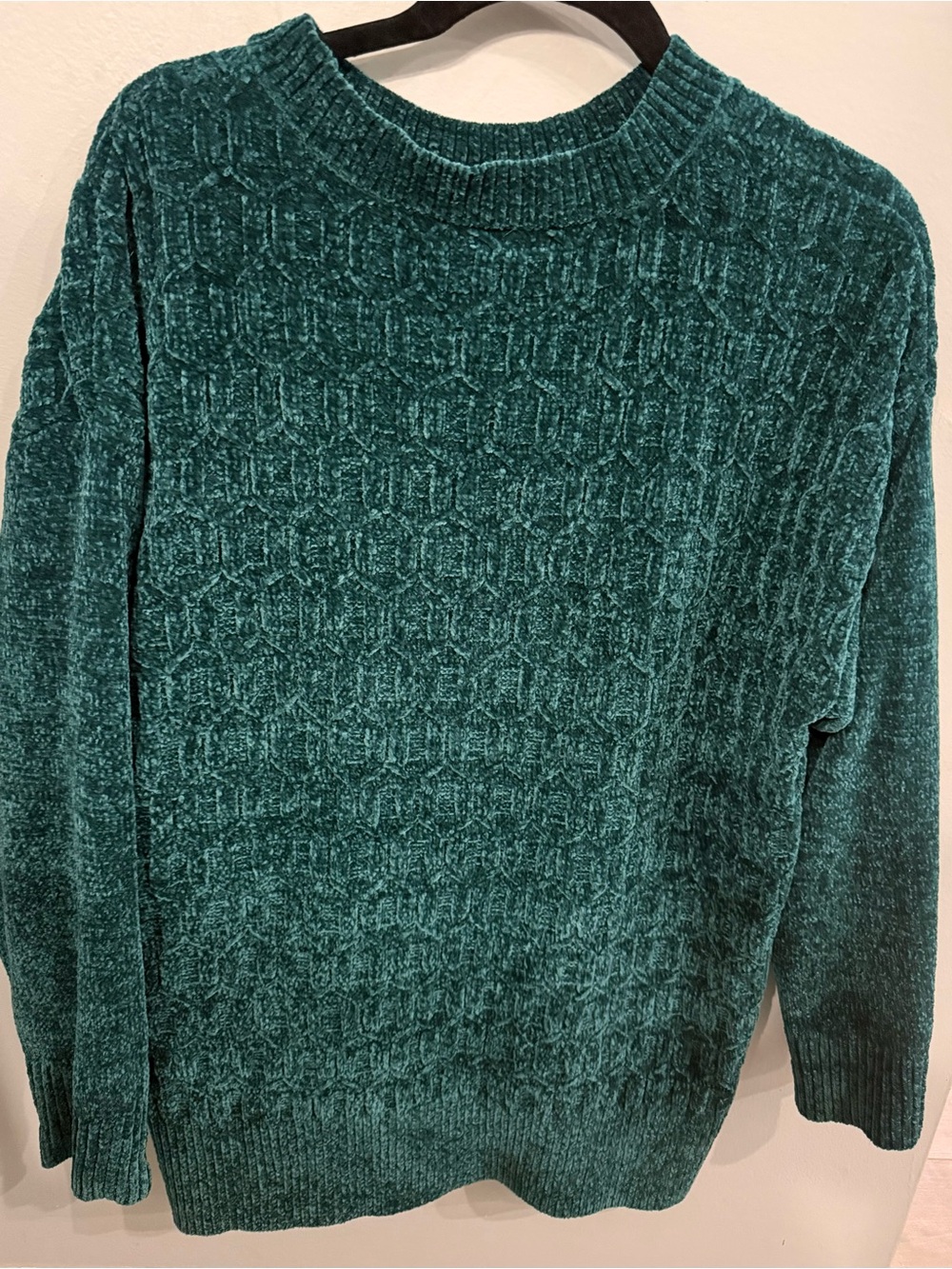 Jones New York Women's Crewneck Sweater in Teal Green